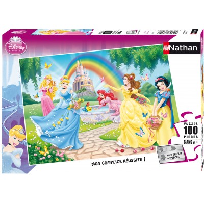 Puzzle Nathan-86708 Disney Princess : Le Jardin des Princesses