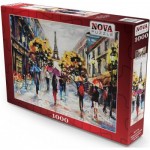 Puzzle  Nova-Puzzle-41116 Rues vers la Tour Eiffel
