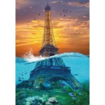  Nova-Puzzle-44008 Mini Puzzle - Fantastique Tour Eiffel