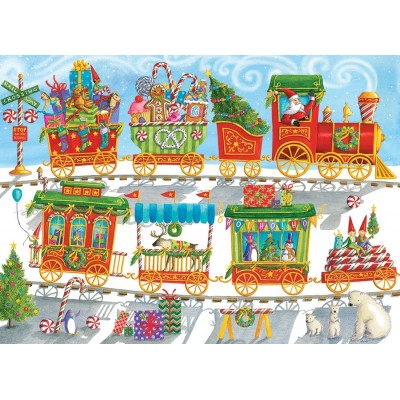 Puzzle Cobble-Hill-54608 Pièces XXL - Christmas Train