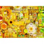 Puzzle  Cobble-Hill-80148 Yellow