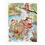  Pintoo-H2112 Puzzle en Plastique - Pao Mian - The Leisure Life of the Cats