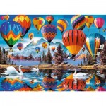  Trefl-20143 Puzzle en Bois - Colorful Ballons