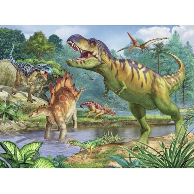 Puzzle Ravensburger-13695 Pièces XXL - Dinosaures