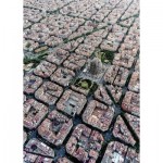 Puzzle  Ravensburger-15187 Barcelone vue d'en Haut