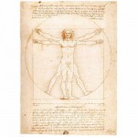 Puzzle  Ravensburger-15250 Léonard de Vinci : L'Homme de Vitruve