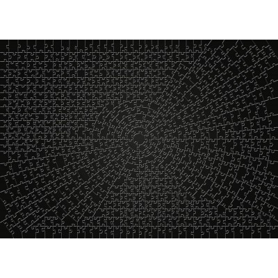 Puzzle Ravensburger-15260 Krypt Black
