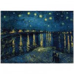 Puzzle  Ravensburger-15614 Van Gogh Vincent : Nuit étoilée