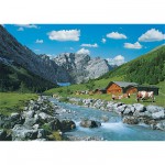 Puzzle  Ravensburger-19216 La montagne des Karwendel, Autriche