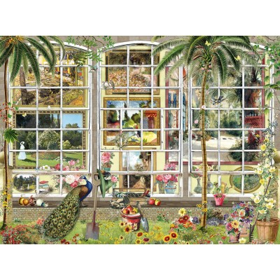 Puzzle Sunsout-27250 Barbara Behr - Gardens in Art
