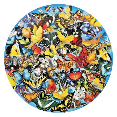Puzzle Sunsout-34953 Lori Schory - Butterflies in the Round