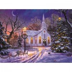 Puzzle  Sunsout-50041 Dominic Davison - The Old Christmas Church