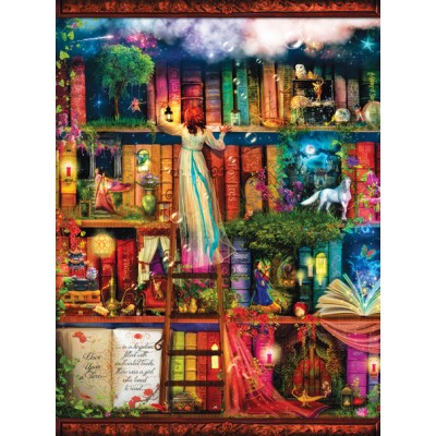 Puzzle Sunsout-51067 Aimee Stewart - Treasure Hunt Bookshelf
