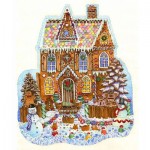 Puzzle  Sunsout-97179 Wendy Edelson - Gingerbread House