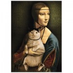 Puzzle  Trefl-10663 Lady with a Cat