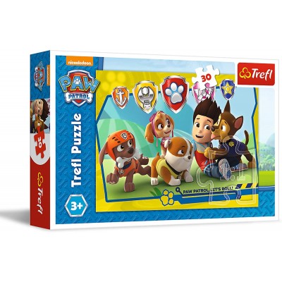 Puzzle Trefl-18239 Paws Patrol - Let's Roll