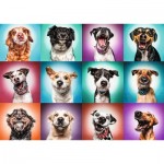 Puzzle  Trefl-27119 Funny Dog Portraits
